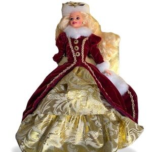 Three Barbies! Holiday Barbie & Star Trek Ken & Barbie